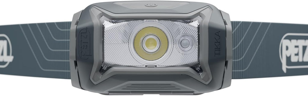 Tikka Headlamp - Compact 350 Lumen Light with Red Lighting, for Hiking, Climbing, Running, and Camping - Grey
