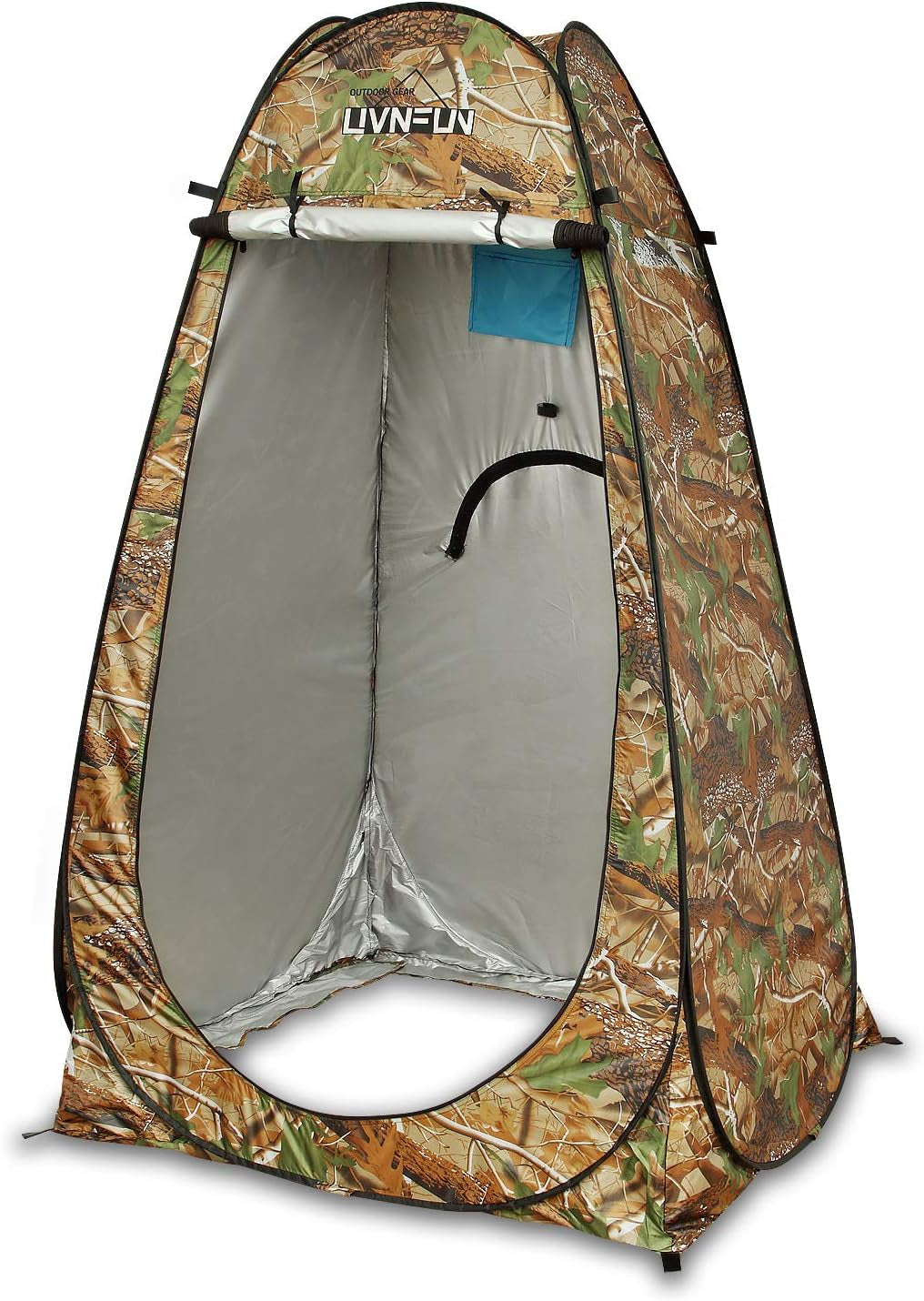 Privacy Shower Tent – Pop up Changing Tent Camping Shower Toilet Tent Portable Shelters Room 6.2 FT Tall