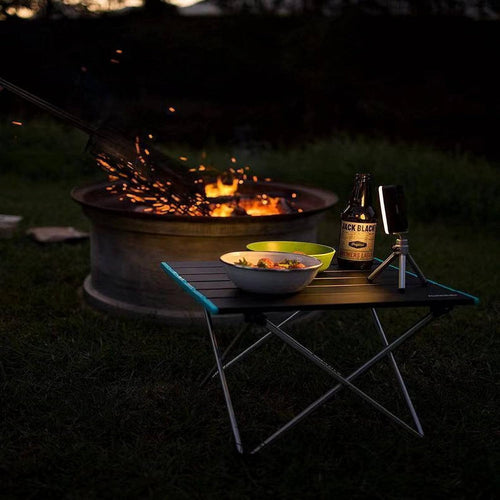 -Portable Camping Table.Outdoor Folding Table.Ultralight Aluminum Camping Table.Beach Table.Suitable for Camping, Picnic, Barbecue, Beach, Fishing, Hiking, Holiday Party, (Small)