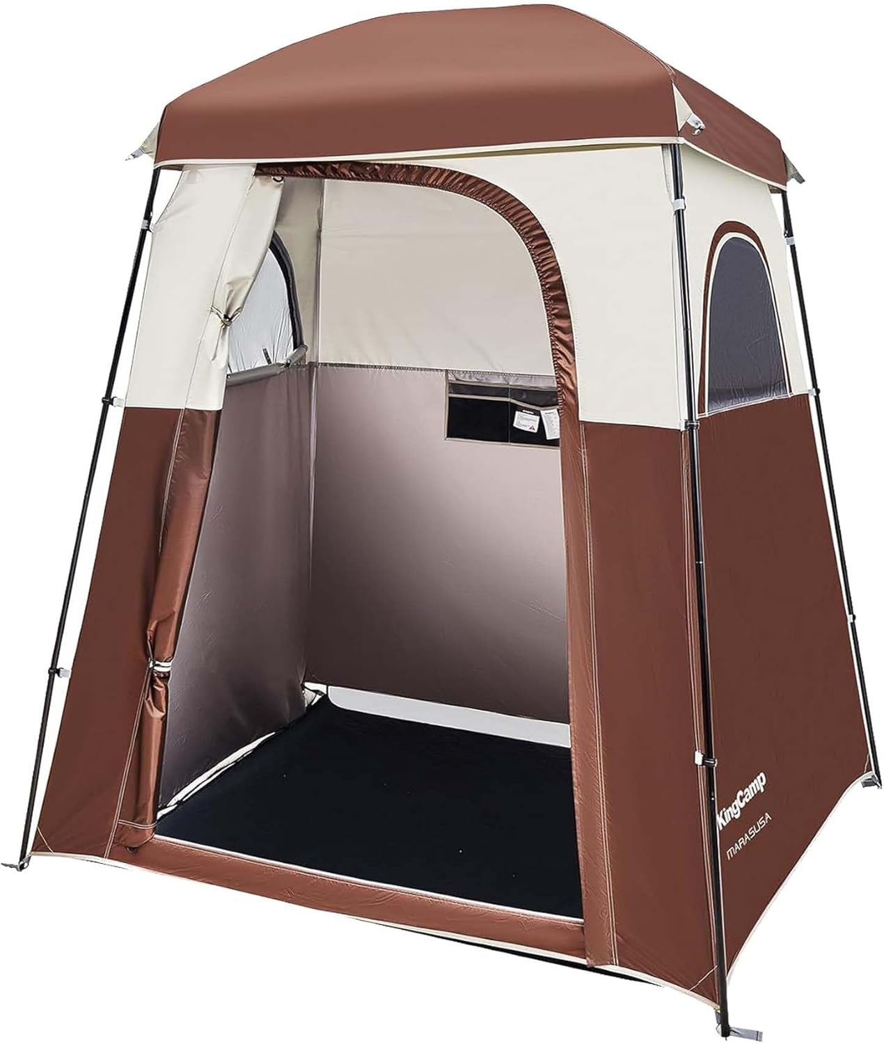 Shower Tent, Portable Privacy Tent Outdoor Camping 1/2 Room Toilet Tents with Shower Bag & Dressing Room for Travel Beach Tailgate