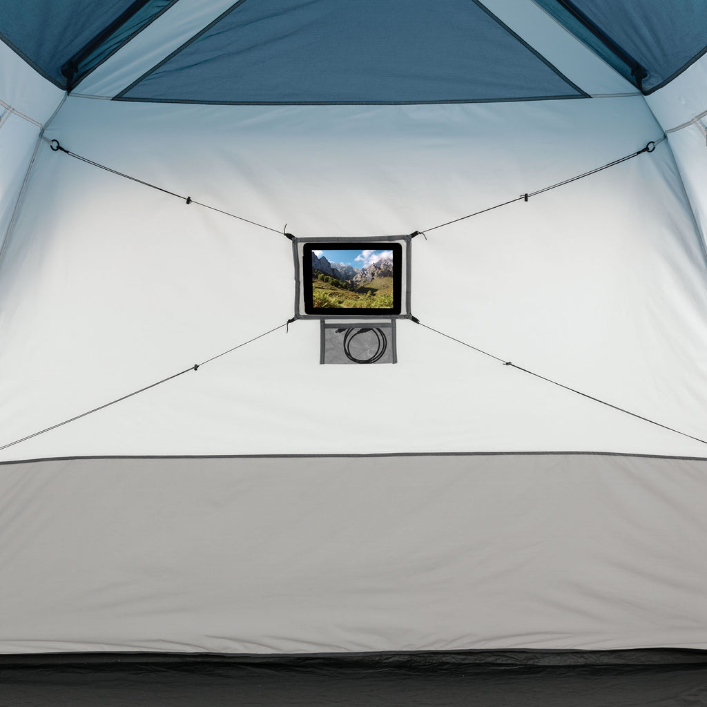 10' X 9' 6-Person Instant Cabin Tent with LED Light, 19.38 Lbs