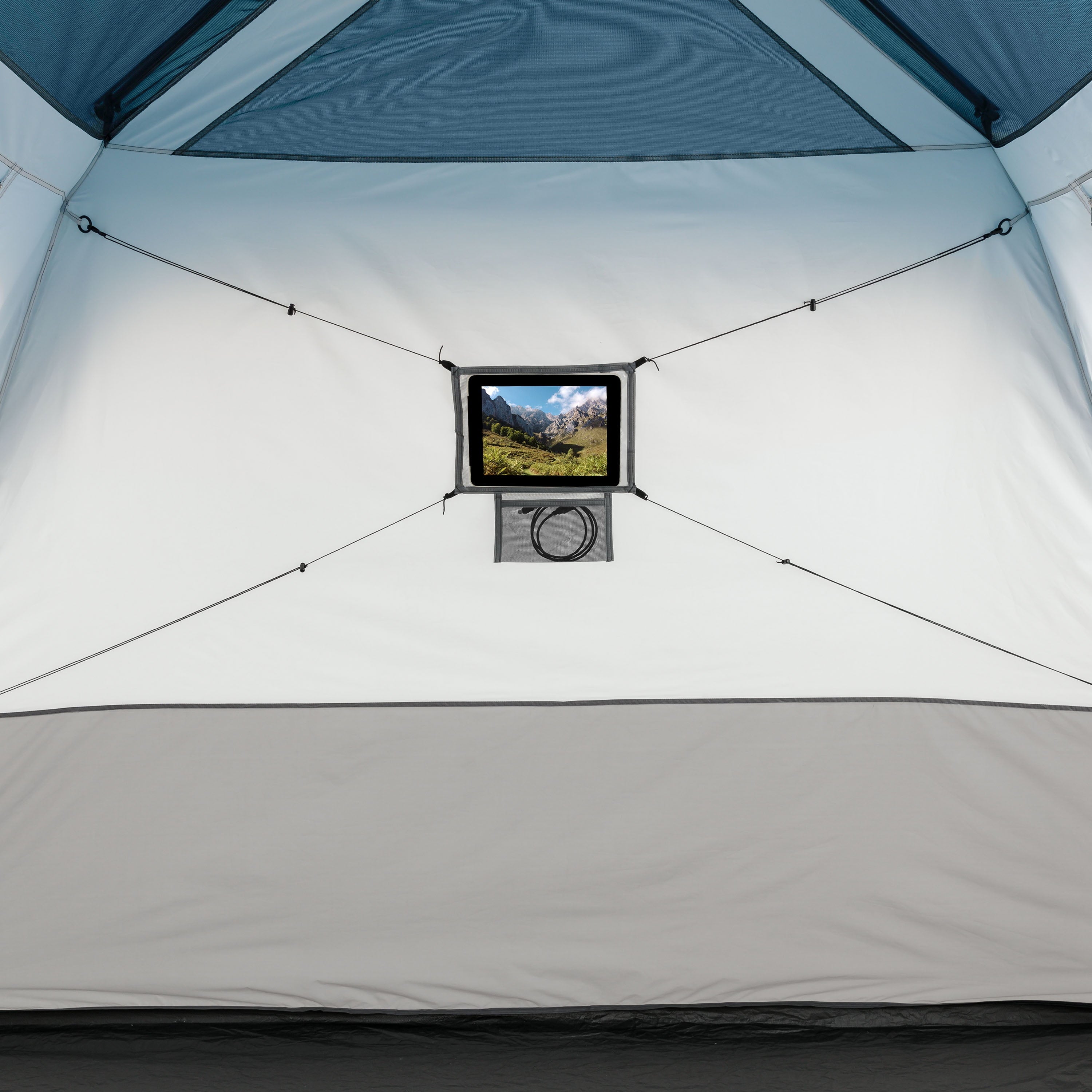 10' X 9' 6-Person Instant Cabin Tent with LED Light, 19.38 Lbs