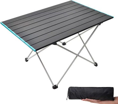 -Portable Camping Table.Outdoor Folding Table.Ultralight Aluminum Camping Table.Beach Table.Suitable for Camping, Picnic, Barbecue, Beach, Fishing, Hiking, Holiday Party, (Small)