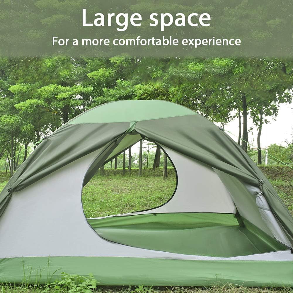 Lightweight Tents for Backpacking Waterproof 3 Person Tent for Camping 4 Season Winter Camp Tent for Outdoor Camp Hiking Hunting Backyard - Portable Easy Setup