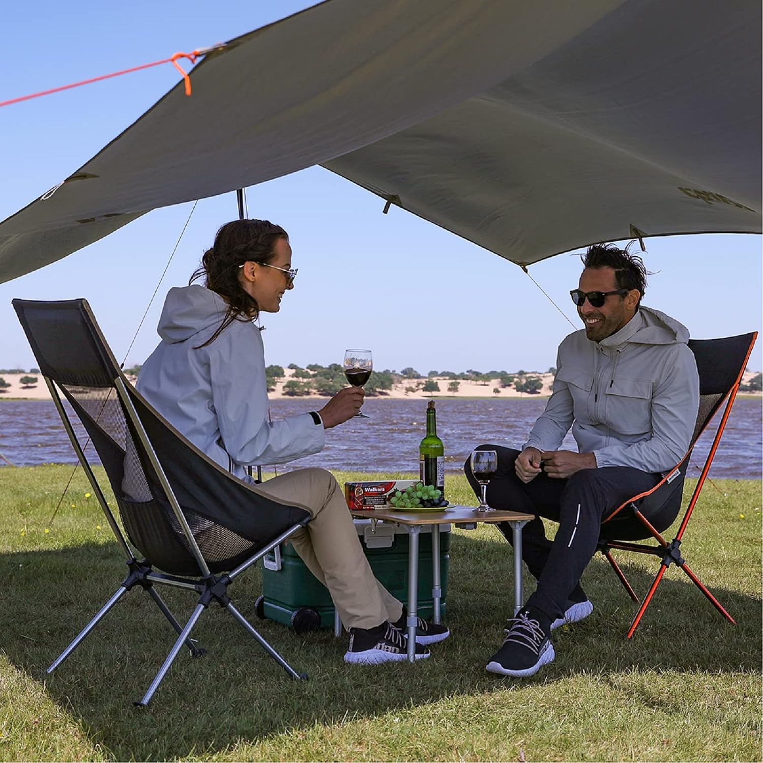 Lightweight High Back Camping Chair Compact Folding Ultralight Camping Chair for Lawn Traveling Picnic