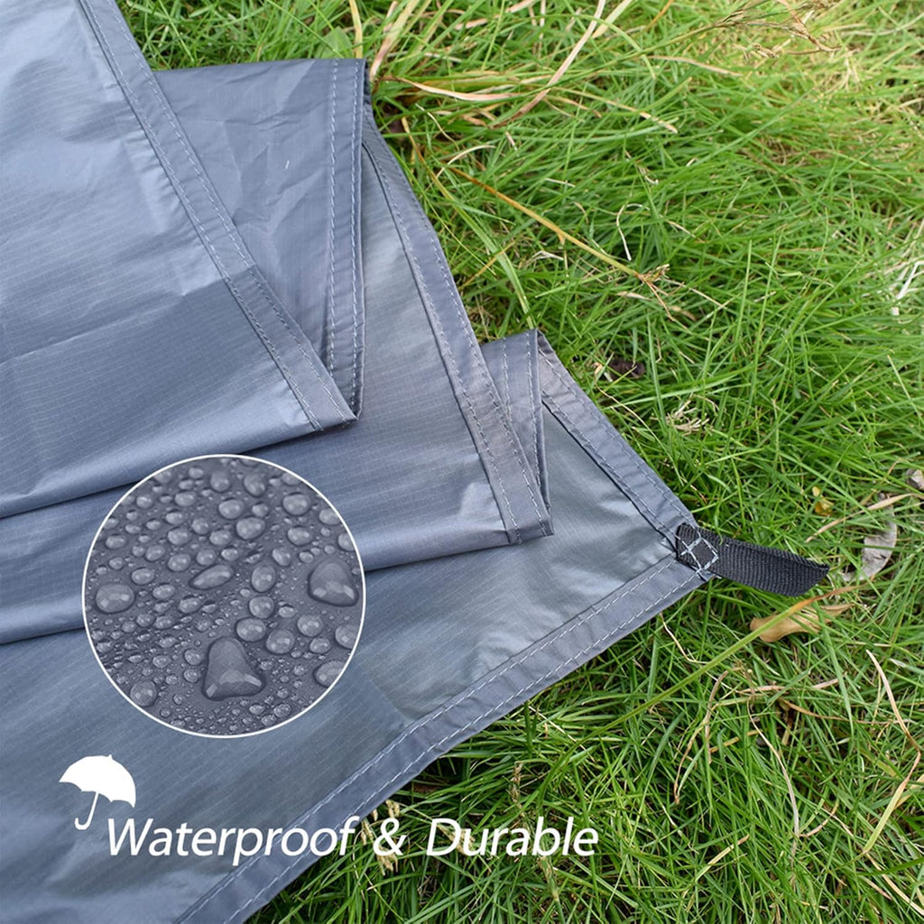 Portable Waterproof Tent Footprints Lightweight Camping Tent Ground Sheet Mat Sunshade Shelter for Outdoor Backpacking Hiking Picnic Travel