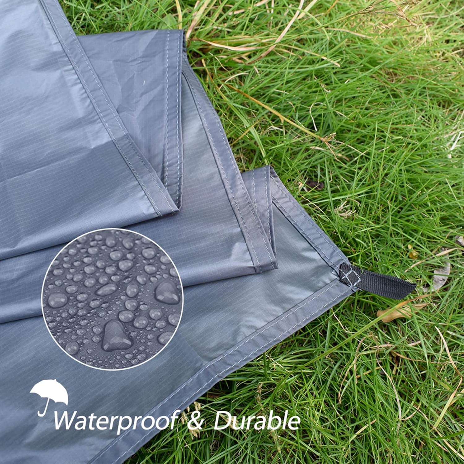 Portable Waterproof Tent Footprints Lightweight Camping Tent Ground Sheet Mat Sunshade Shelter for Outdoor Backpacking Hiking Picnic Travel