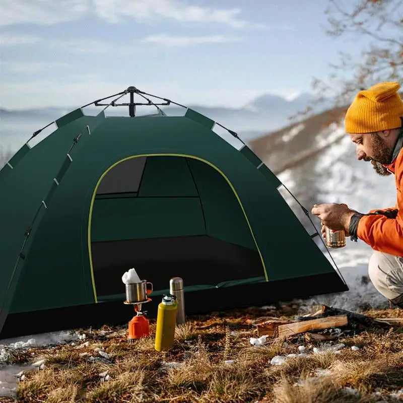 1-2 Person Tent Ultralight Waterproof Automatic Tent Portable 3 Season Backpacking Tent Outdoor Hiking Travelling Camping Tent