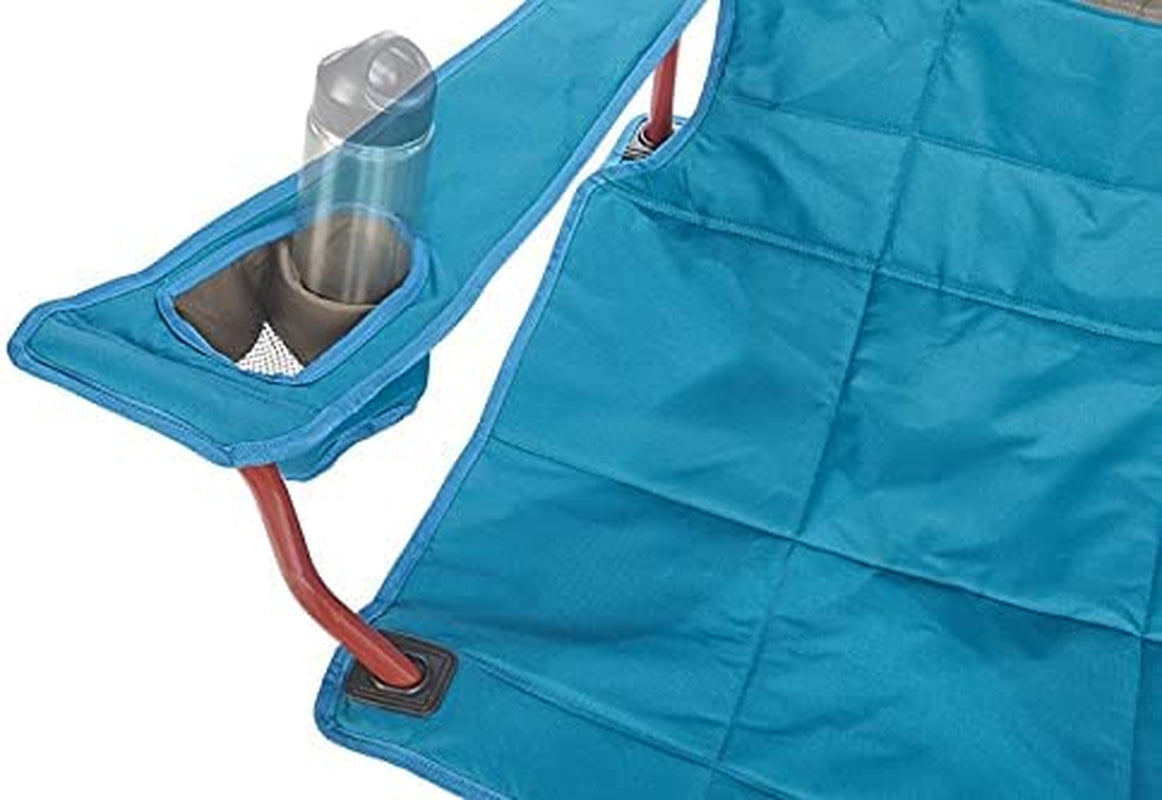 Lowdown Folding Chair, Camping Seat for Backyard Parties, Soccer Saturdays, Concerts, Beach, Tailgating (Beluga)
