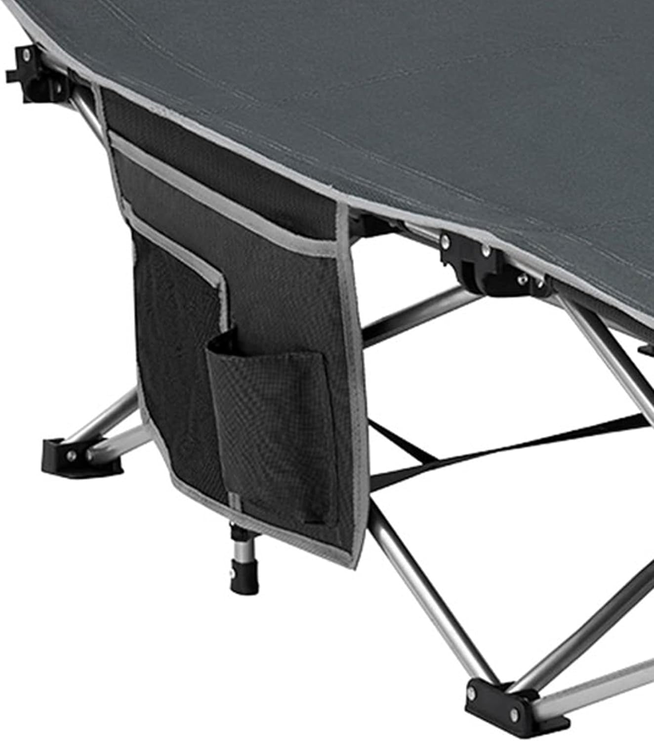 Folding Camping Cot for Adults,Portable Sturdy Sleeping Cot with Carry Bag Outdoor Lightweight Camping Bed Support 264 Lbs,Large Outdoor Foldable Travel Cots for Camping Beach Home Nap