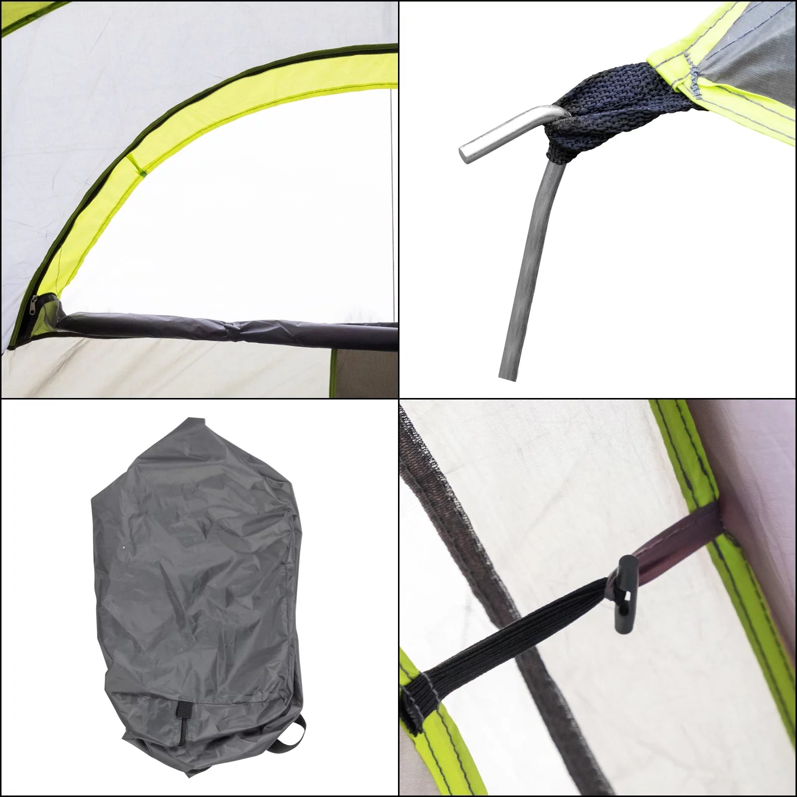Camping Cabin Tent for 10 People Family Tents, Rainproof, and Durable Construction