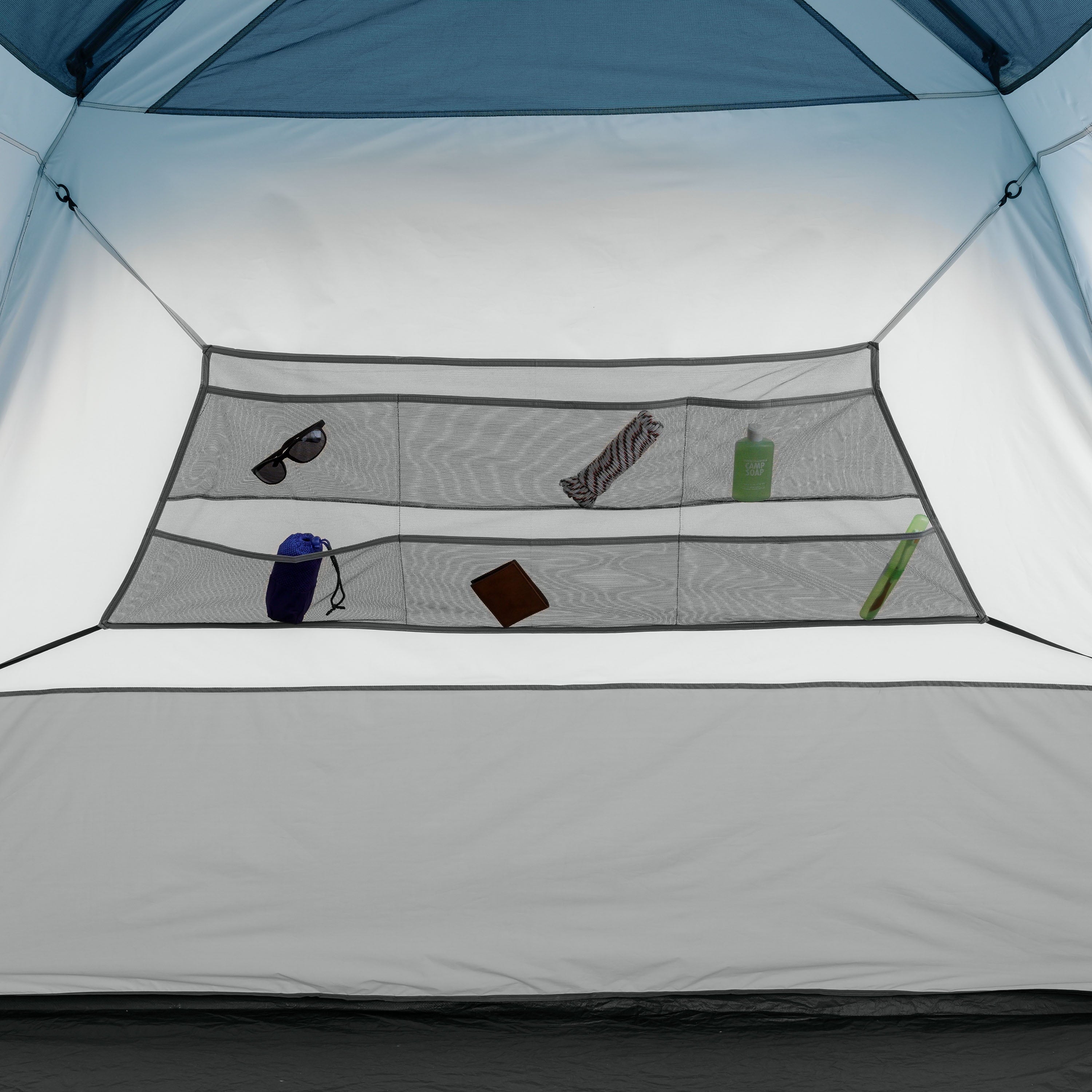 10' X 9' 6-Person Instant Cabin Tent with LED Light, 19.38 Lbs