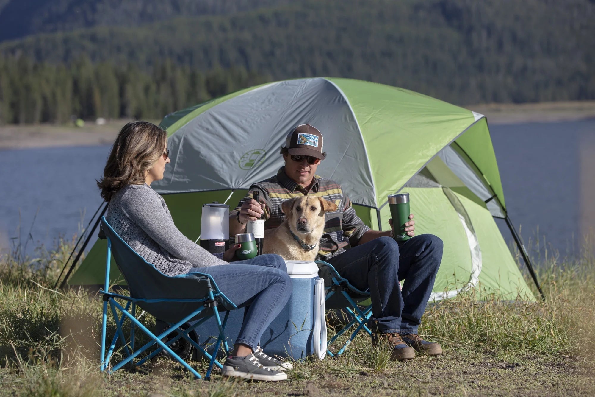 ® 4-Person Sundome® Dome Camping Tent, Green