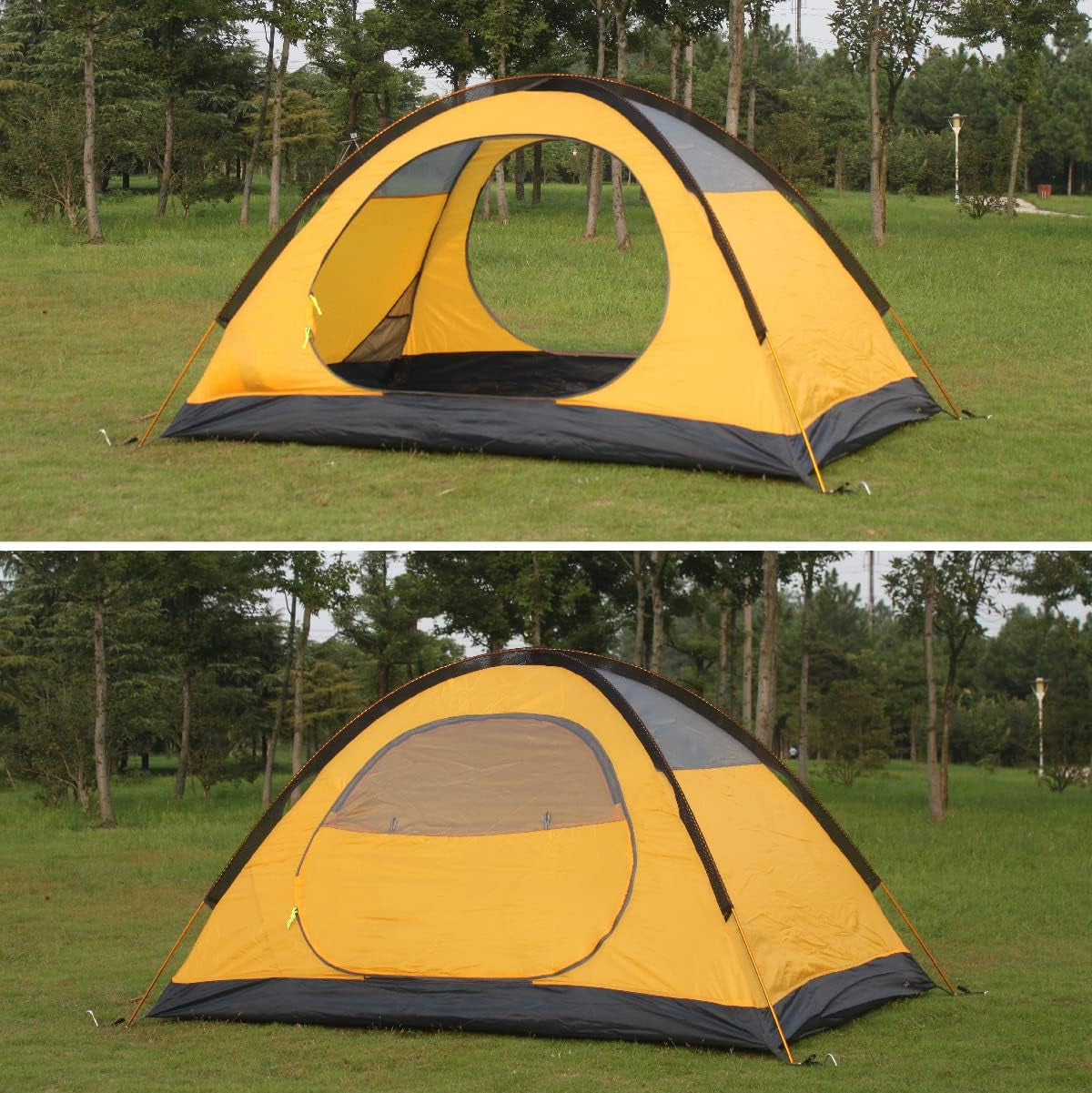 Tent for Camping 1 2 3 Person Backpacking Small Dome Tent Lightweight Waterproof Outdoor Hiking Fishing Hunting Mountaineering Travel
