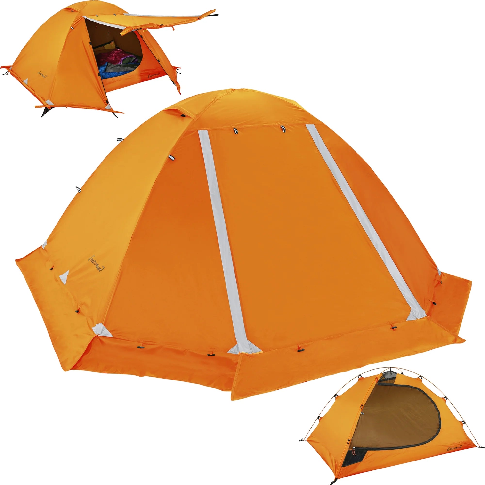 Clostnature 2-Person Backpacking Tent with Carry Bag
