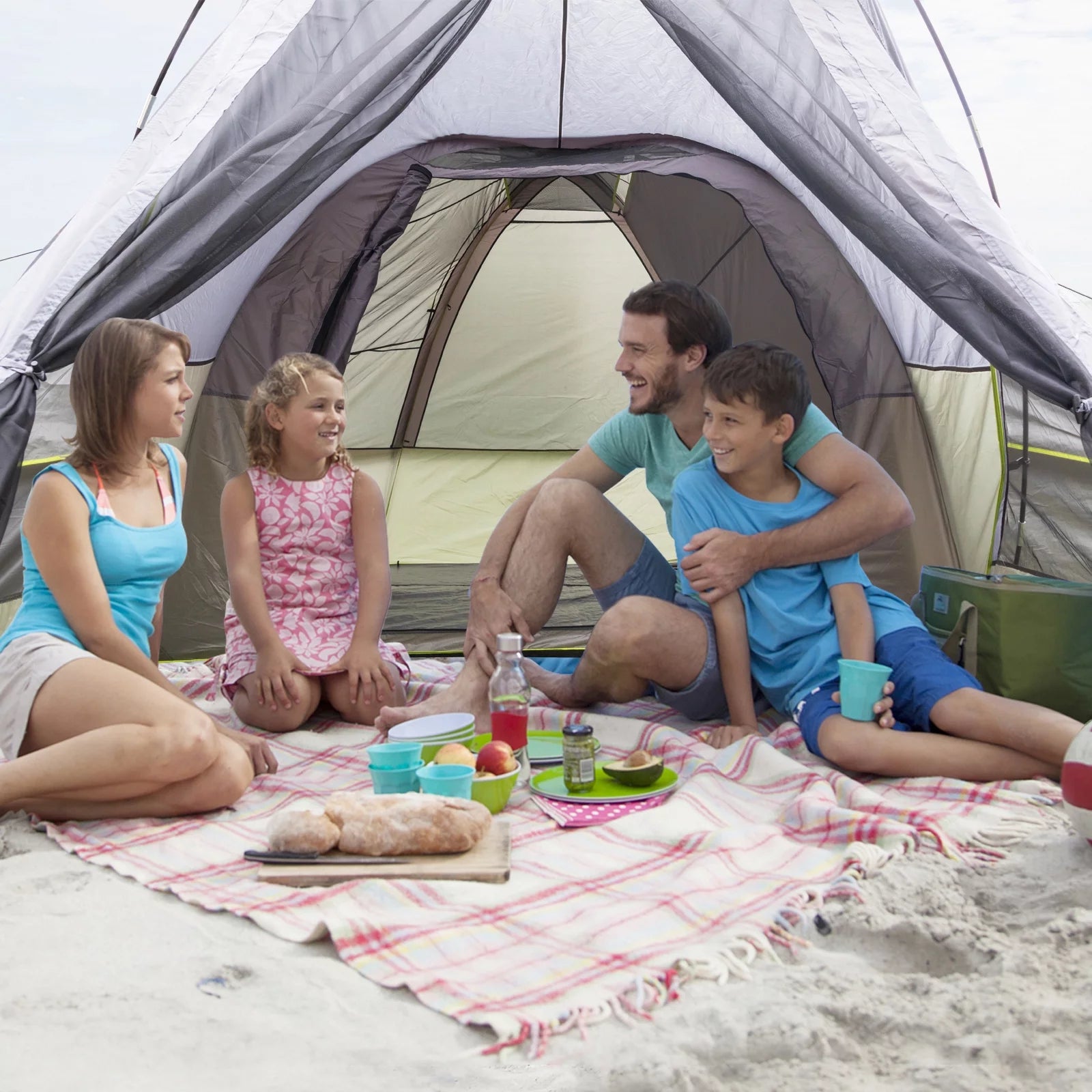 Camping Cabin Tent for 10 People Family Tents, Rainproof, and Durable Construction