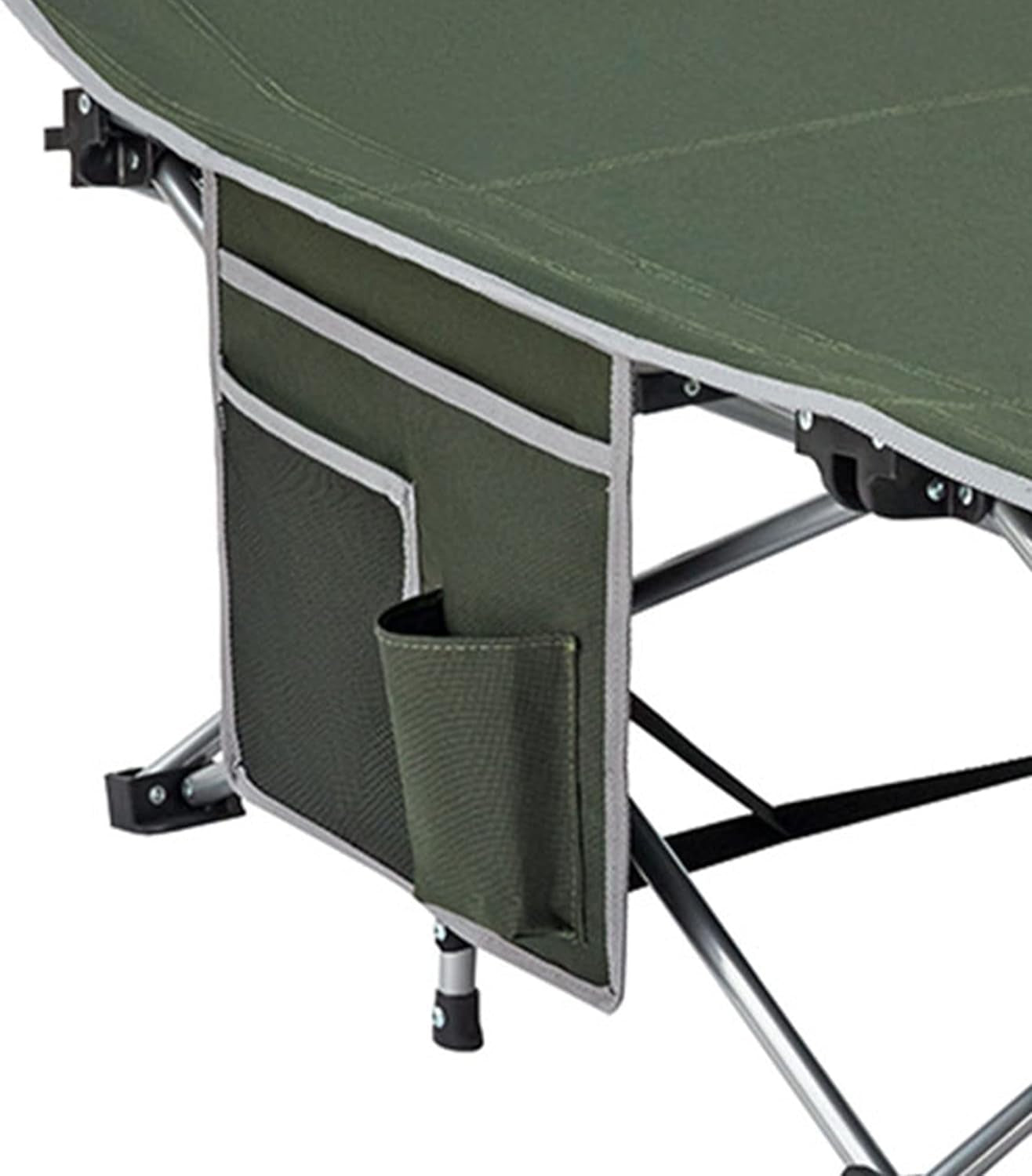 Folding Camping Cot for Adults,Portable Sturdy Sleeping Cot with Carry Bag Outdoor Lightweight Camping Bed Support 264 Lbs,Large Outdoor Foldable Travel Cots for Camping Beach Home Nap