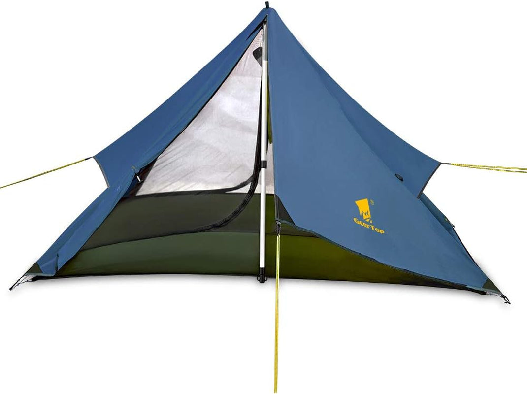Lightweight Backpacking Tent for 1 Person Trekker Pole 1 Man Tent for Camping Hiking Outdoor Travel