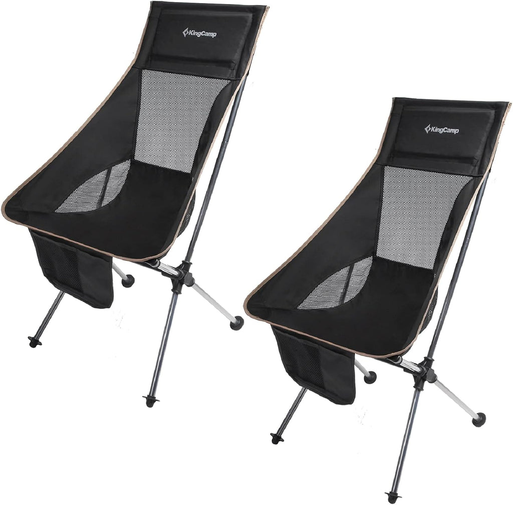 Lightweight High Back Camping Chair Compact Folding Ultralight Camping Chair for Lawn Traveling Picnic