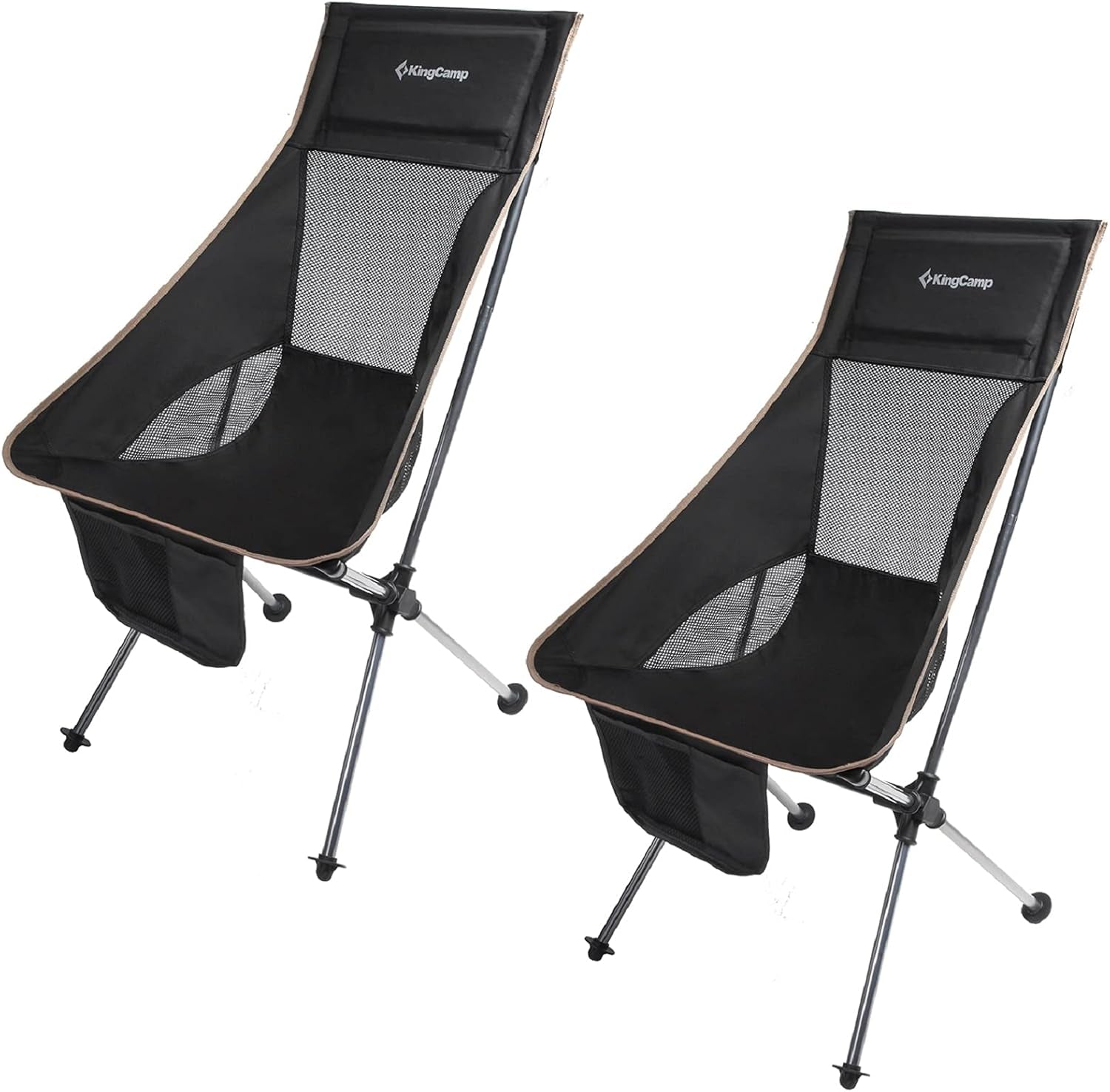 Lightweight High Back Camping Chair Compact Folding Ultralight Camping Chair for Lawn Traveling Picnic