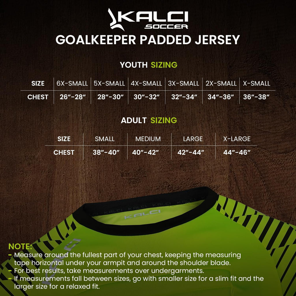 Soccer Goalie Shirt, Padded Goalkeeper Jersey, Youth/Adult & Kids Sizes, Long Sleeve Football Padded Shirt Mens