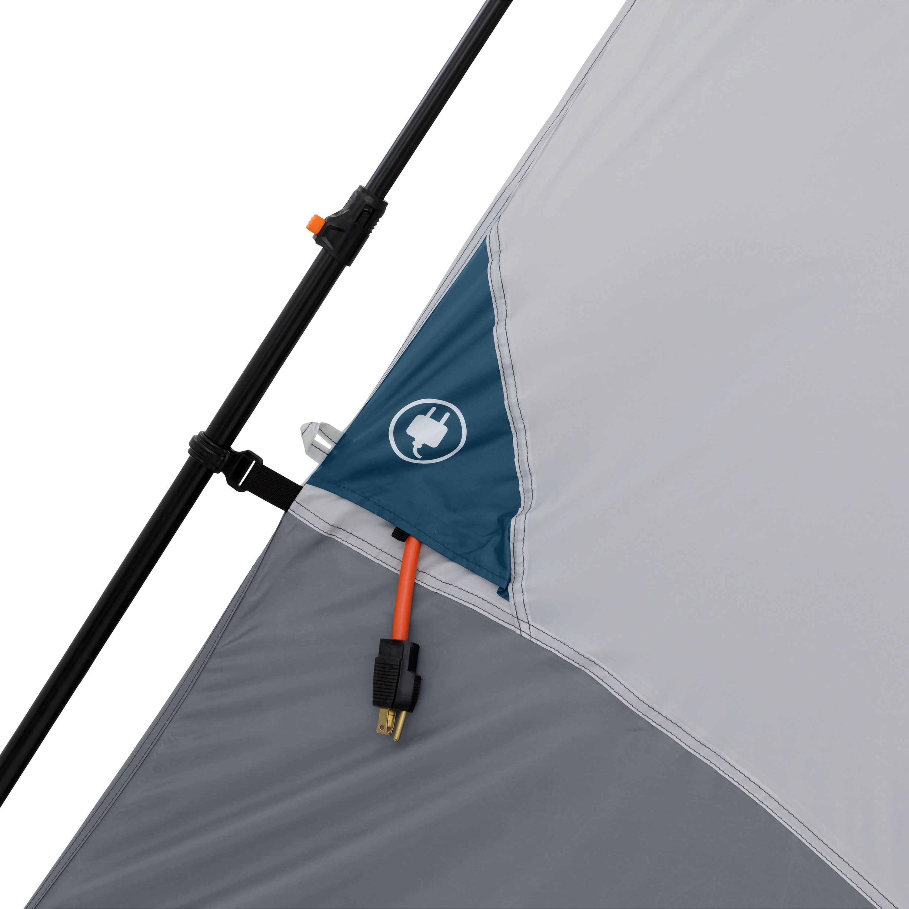 10' X 9' 6-Person Instant Cabin Tent with LED Light, 19.38 Lbs