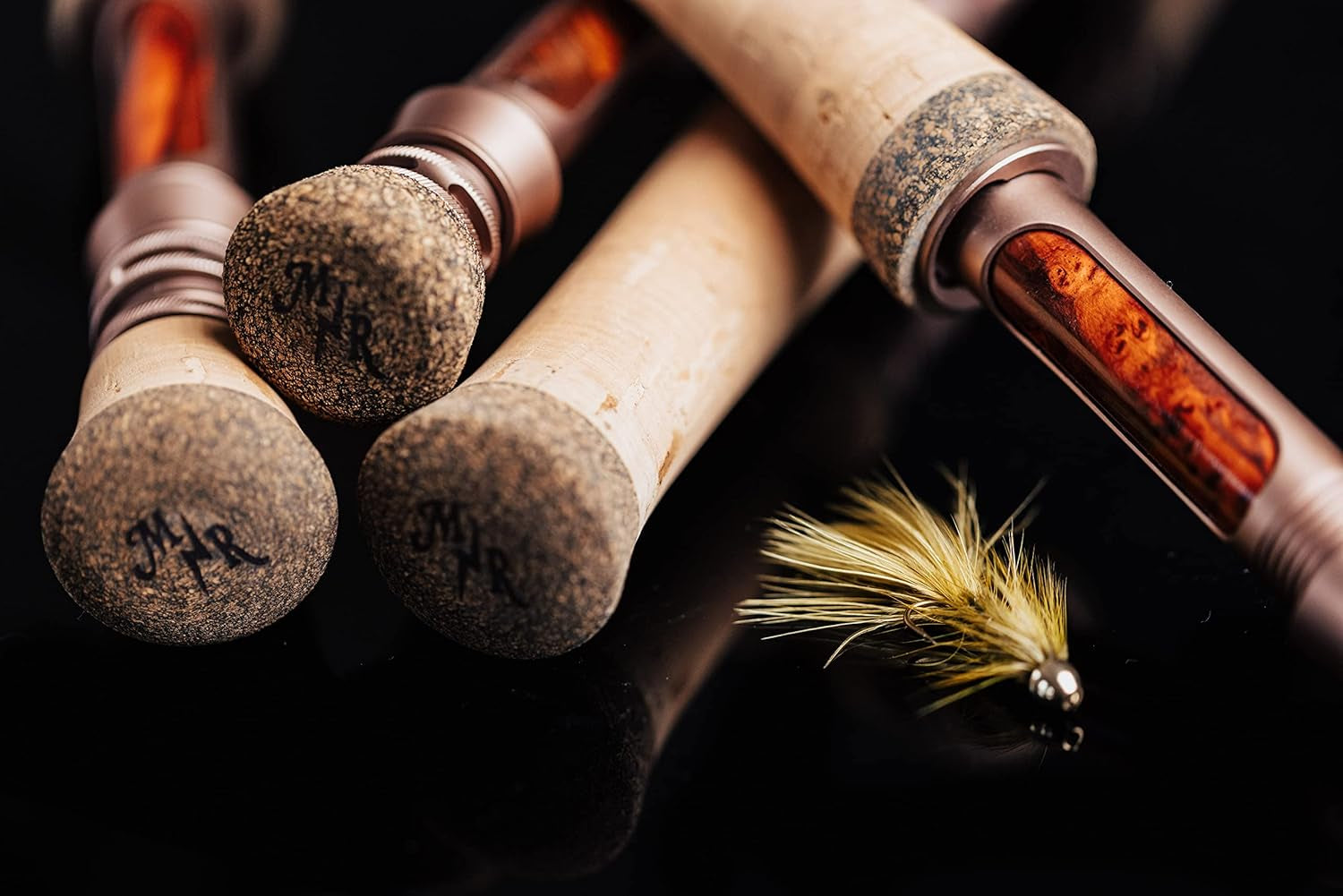 Moonshine Rod Co. Fly Fishing Rod with Carrying Case and Extra Rod Tip Section, Slow-Medium-Fast Action