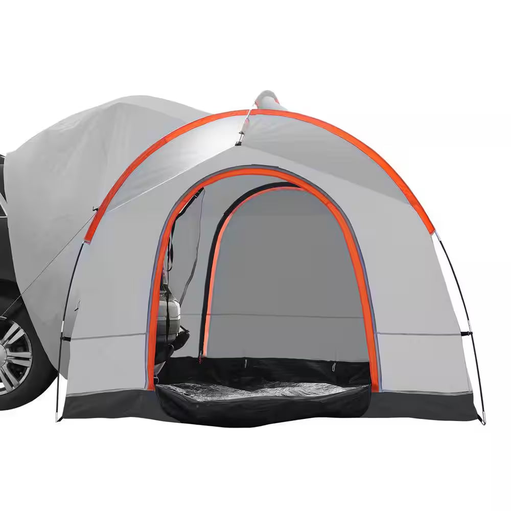SUV Camping Tent SUV Tent Attachment for Camping with Rain Layer and Carry Bag, PU 2000 Mm Layer Truck Tent