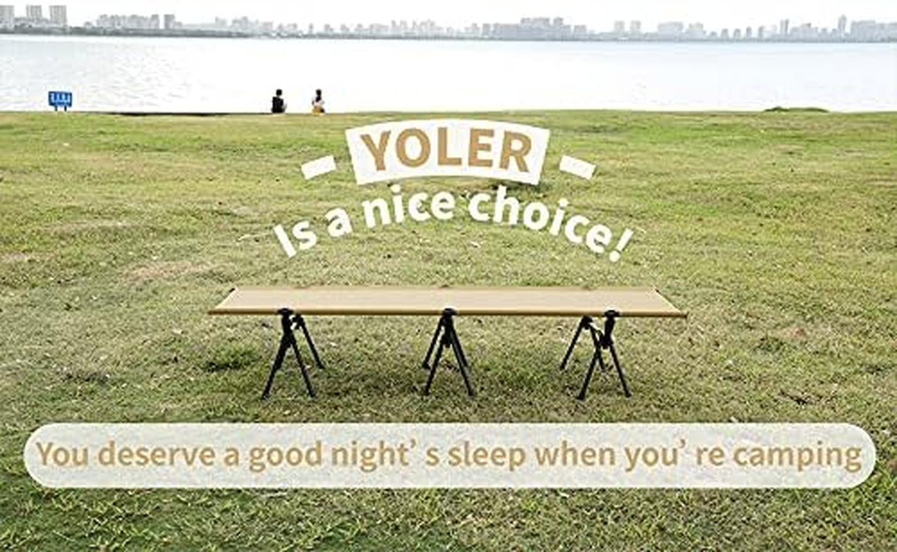 Folding Camping Cot, Portable Ultralight Camping Cot, Comfortable Camping Bed with Carry Bag for Indoor Outdoor Sleeping Travel Beach Hiking Adults