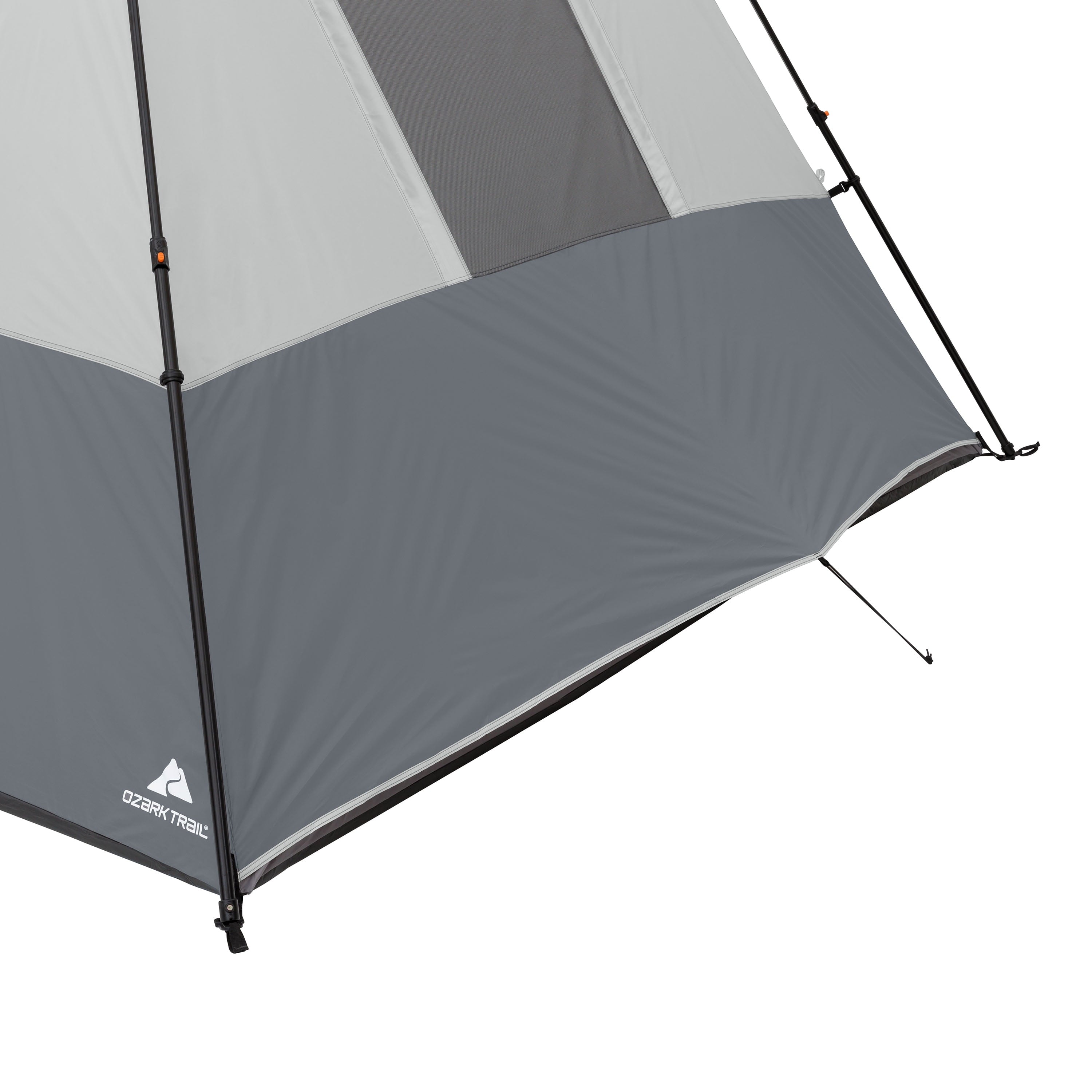 10' X 9' 6-Person Instant Cabin Tent with LED Light, 19.38 Lbs