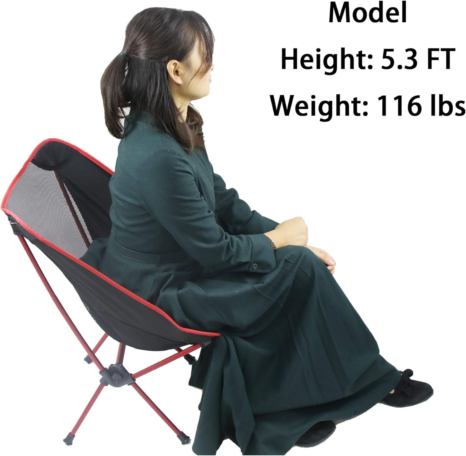 Ultralight Folding Backpacking Camping Chairs Compact Portable Camping Chairs Beach Chairs (Grey)