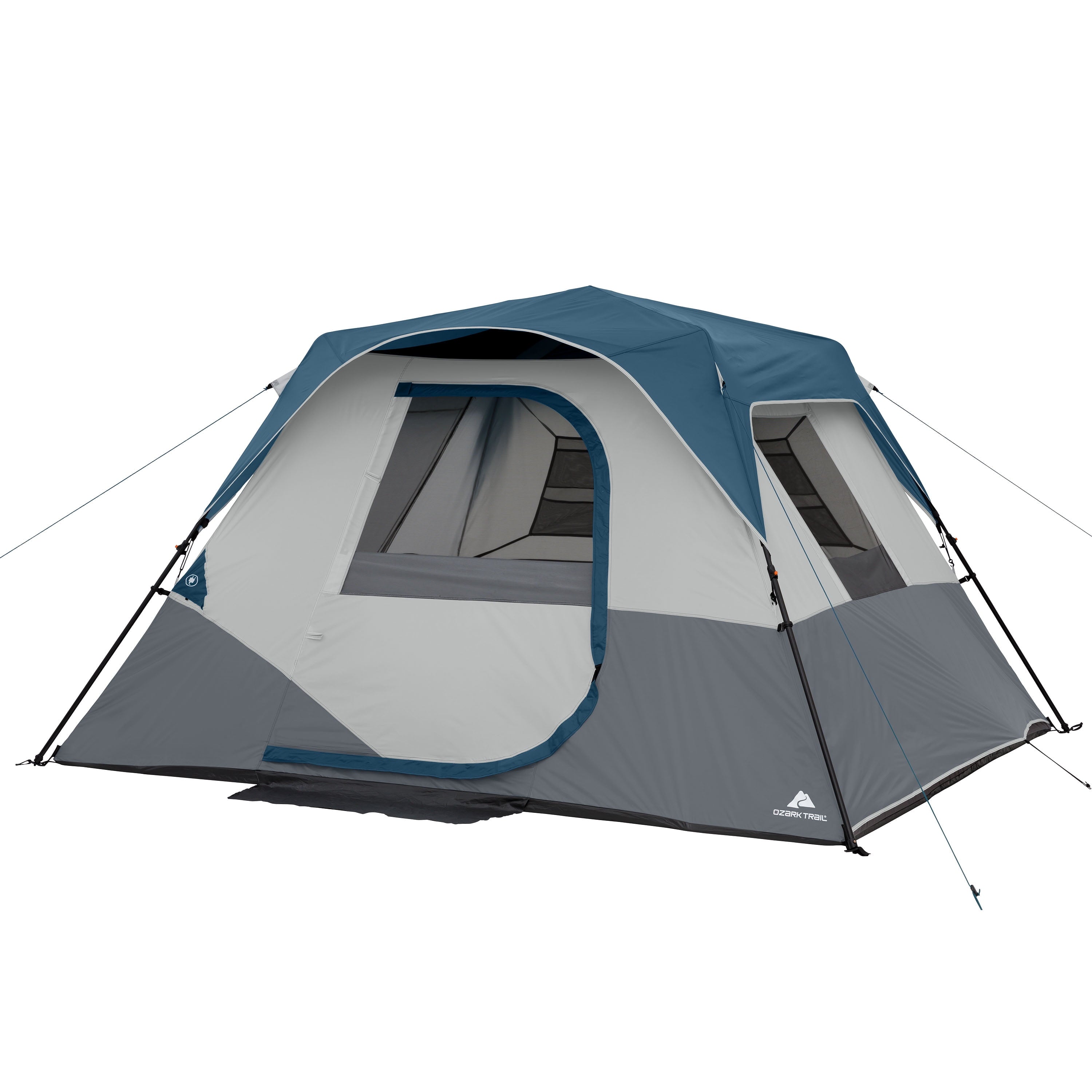 10' X 9' 6-Person Instant Cabin Tent with LED Light, 19.38 Lbs