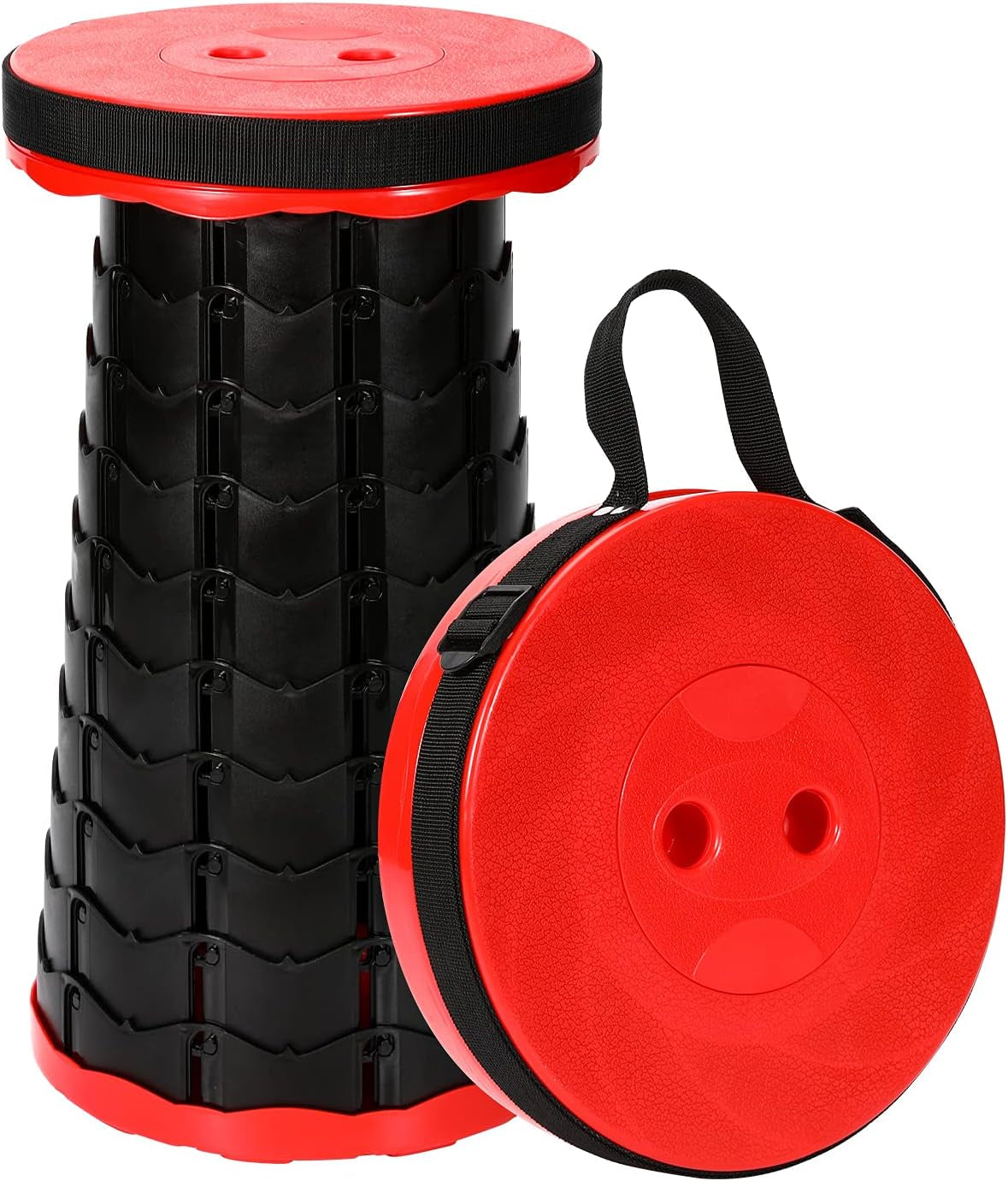 Portable Stool,Collapsible Stool,Telescoping Stool for Camping,Hiking,Queuing