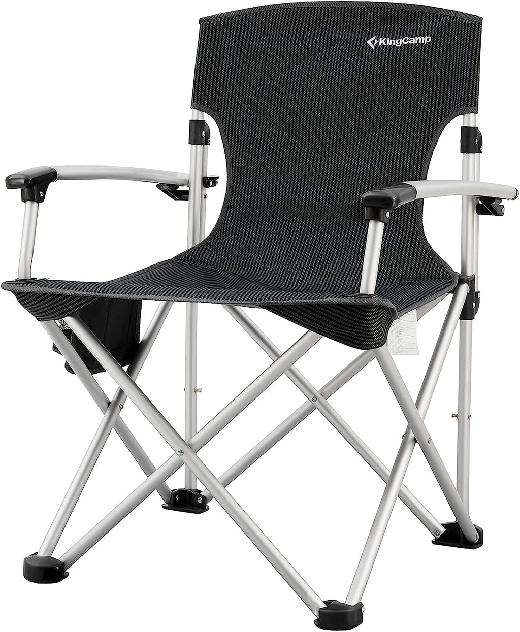 Camping Chairs for Adults,Folding Camping Chair for Heavy People,Lightweight Deluxe Camp Chair for Picnic Garden Fishing,Fold up Chairs Outdoor with Cup Holder Side Pocket,Max Load 300Lbs