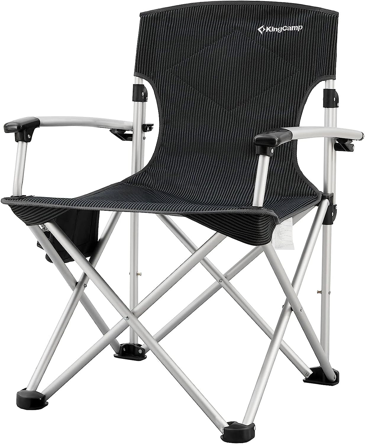 Camping Chairs for Adults,Folding Camping Chair for Heavy People,Lightweight Deluxe Camp Chair for Picnic Garden Fishing,Fold up Chairs Outdoor with Cup Holder Side Pocket,Max Load 300Lbs
