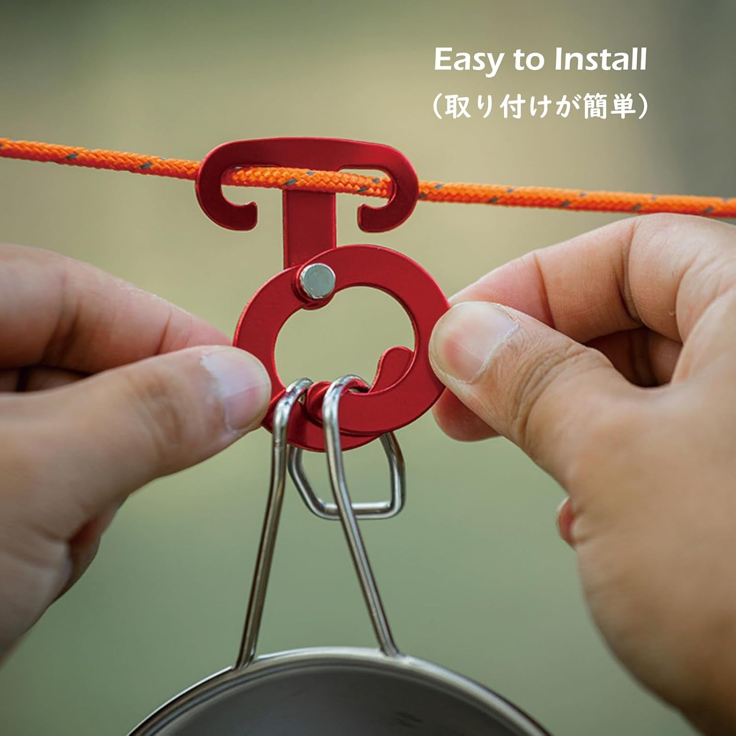 Guyline Cord Adjuster Rope Tensioner Tent Guy Line Paracord Tightener Loop Alien Aluminum Alloy for Camping Hiking
