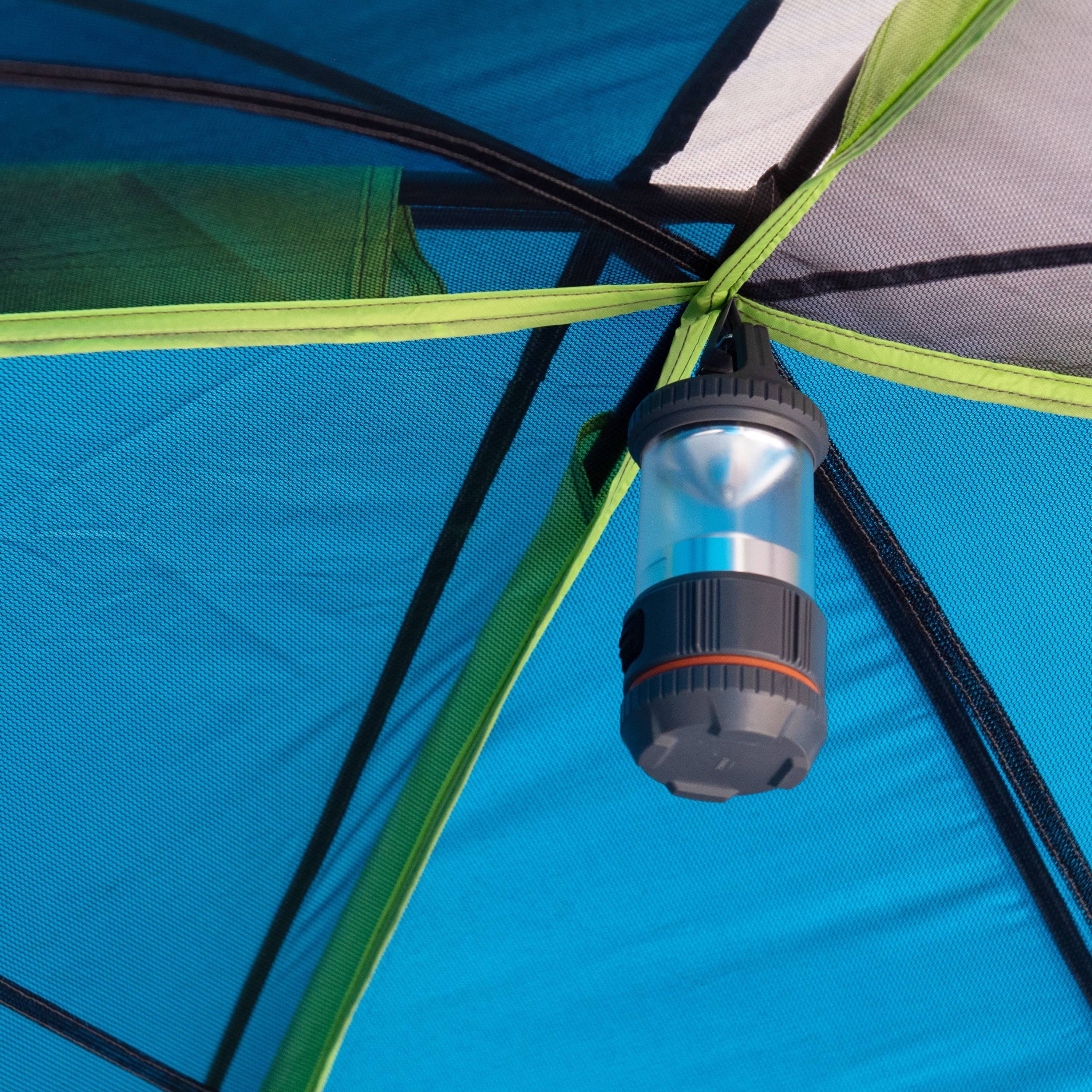 10-Person Dome Tent with Screen Porch – 3-Room Family Camping Tent with Weather Protection