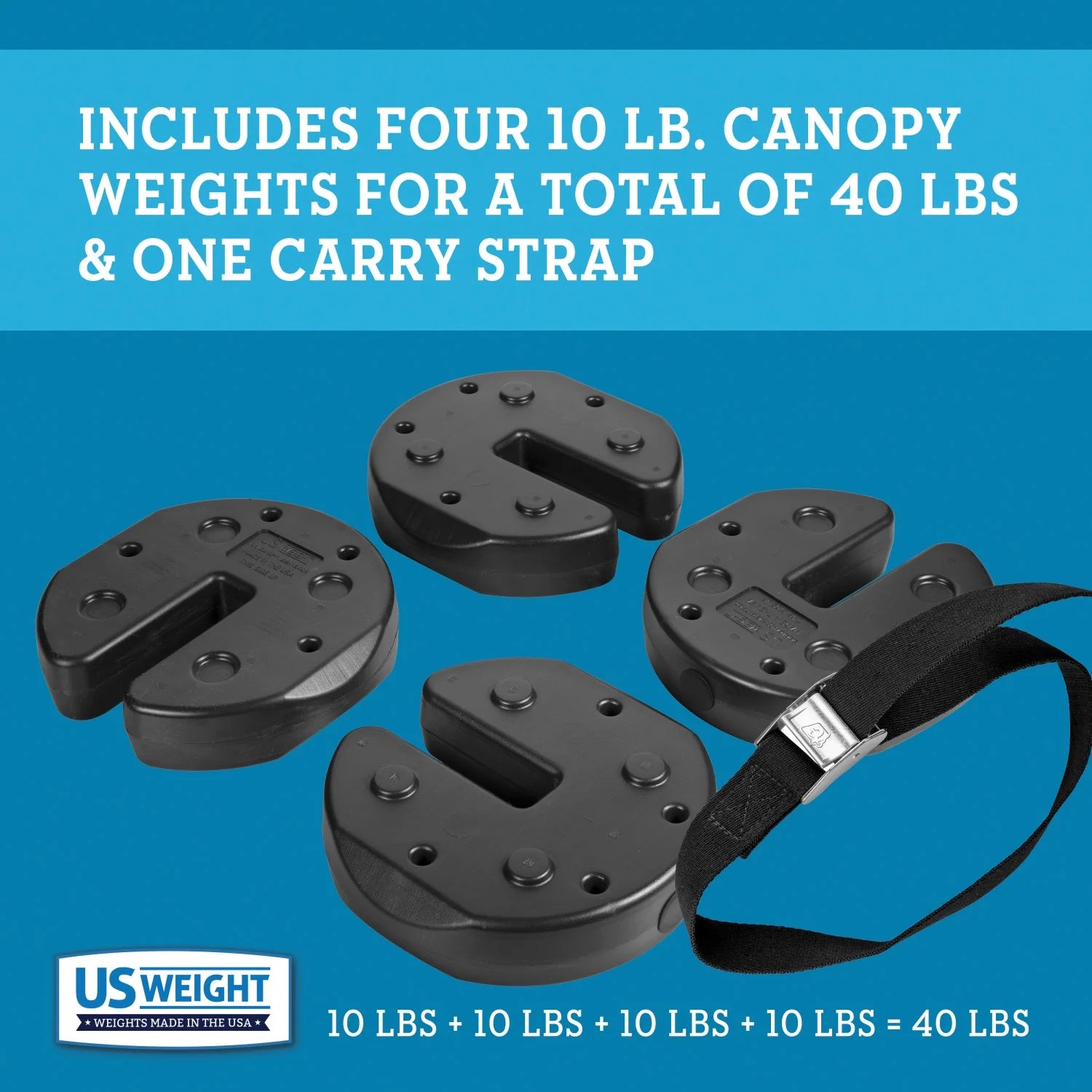 Canopy Weights for Securing Canopies, Tents, and Umbrellas at outside Events