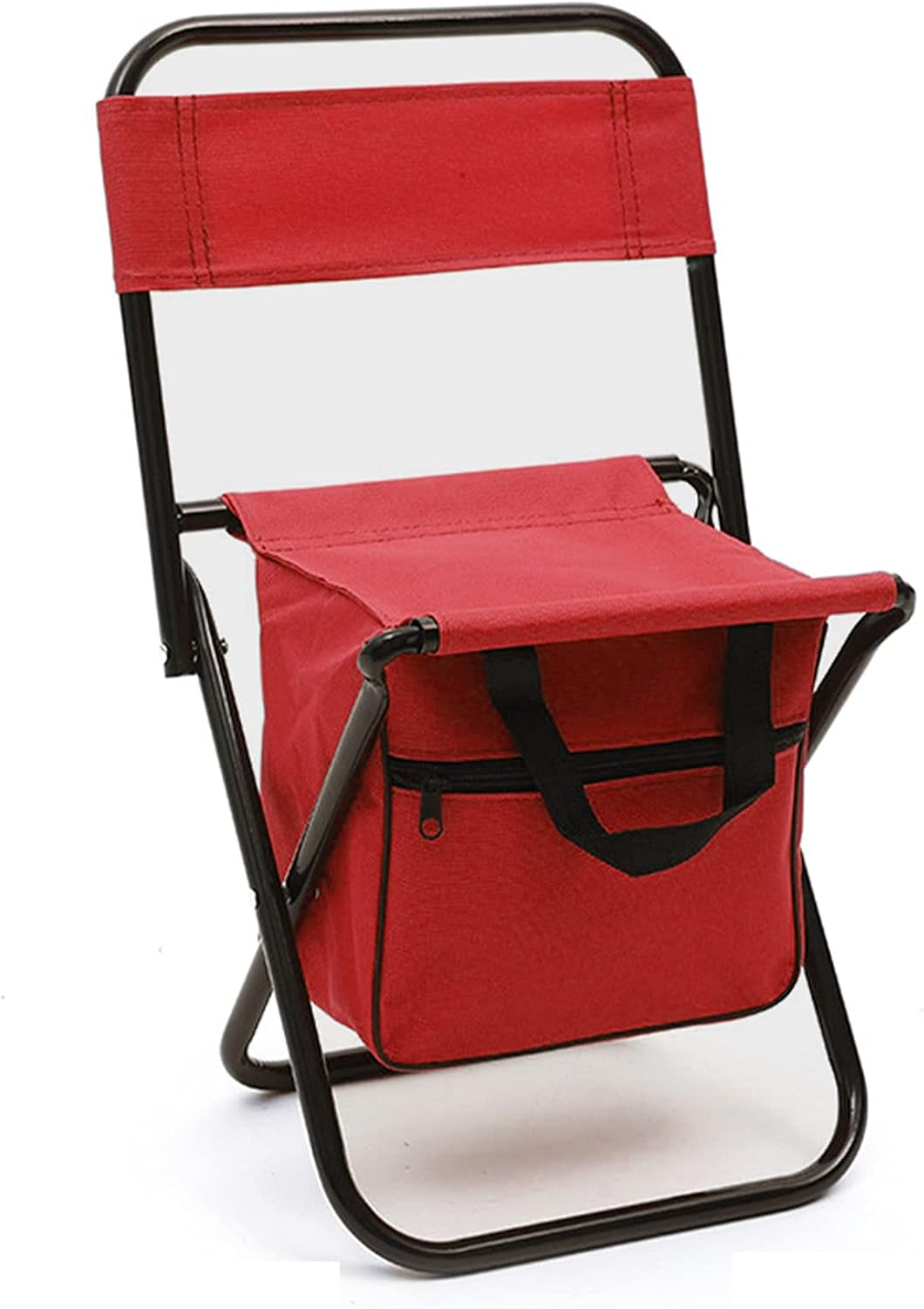 Camping Chair Lightweight Waterproof Folding - Gear and Portable Stool Perfect for Outdoor Storage, Travel, Hiking, Hunting, Camping, Tailgating, Beach, Parades & More (Red)