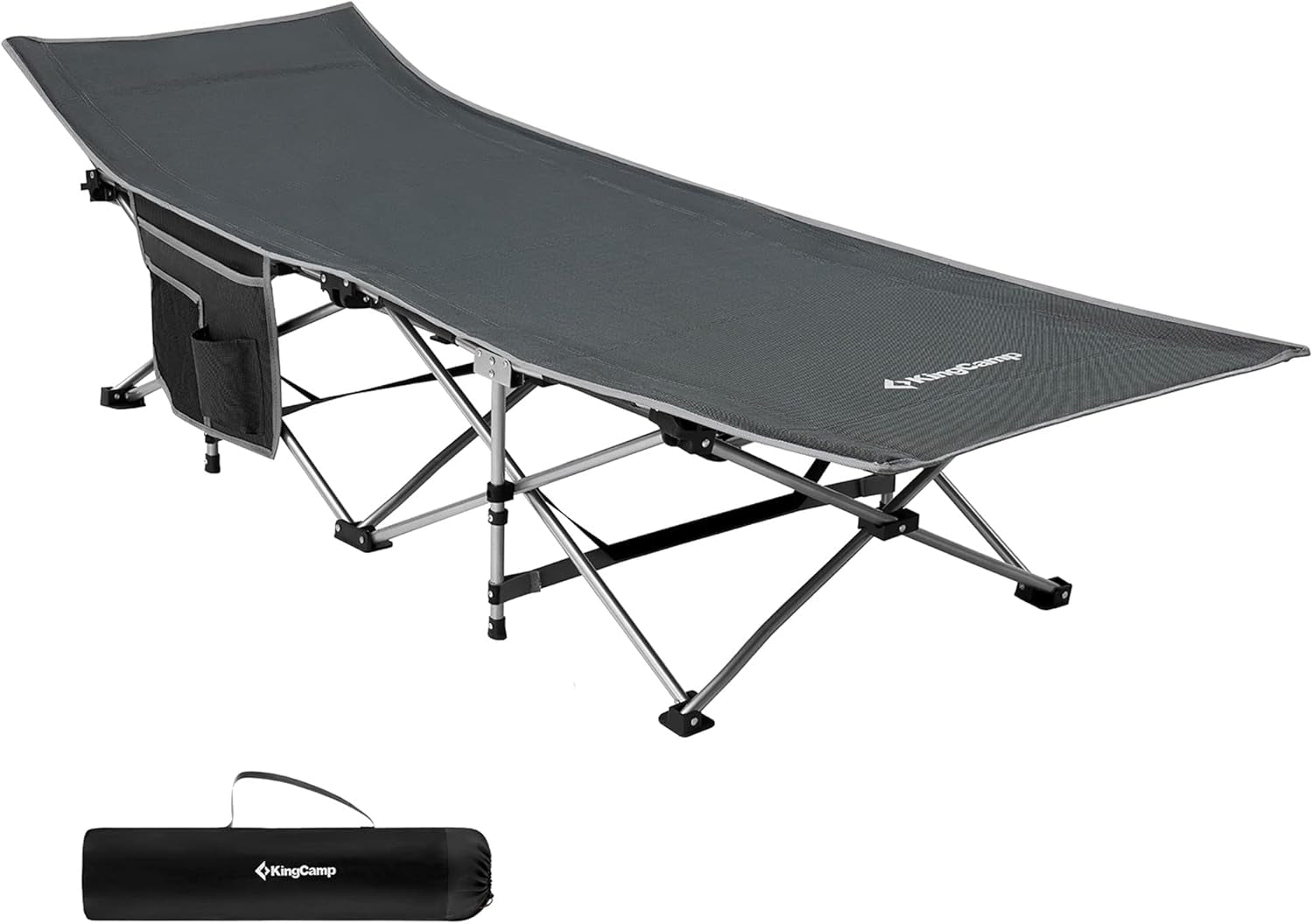 Folding Camping Cot for Adults,Portable Sturdy Sleeping Cot with Carry Bag Outdoor Lightweight Camping Bed Support 264 Lbs,Large Outdoor Foldable Travel Cots for Camping Beach Home Nap