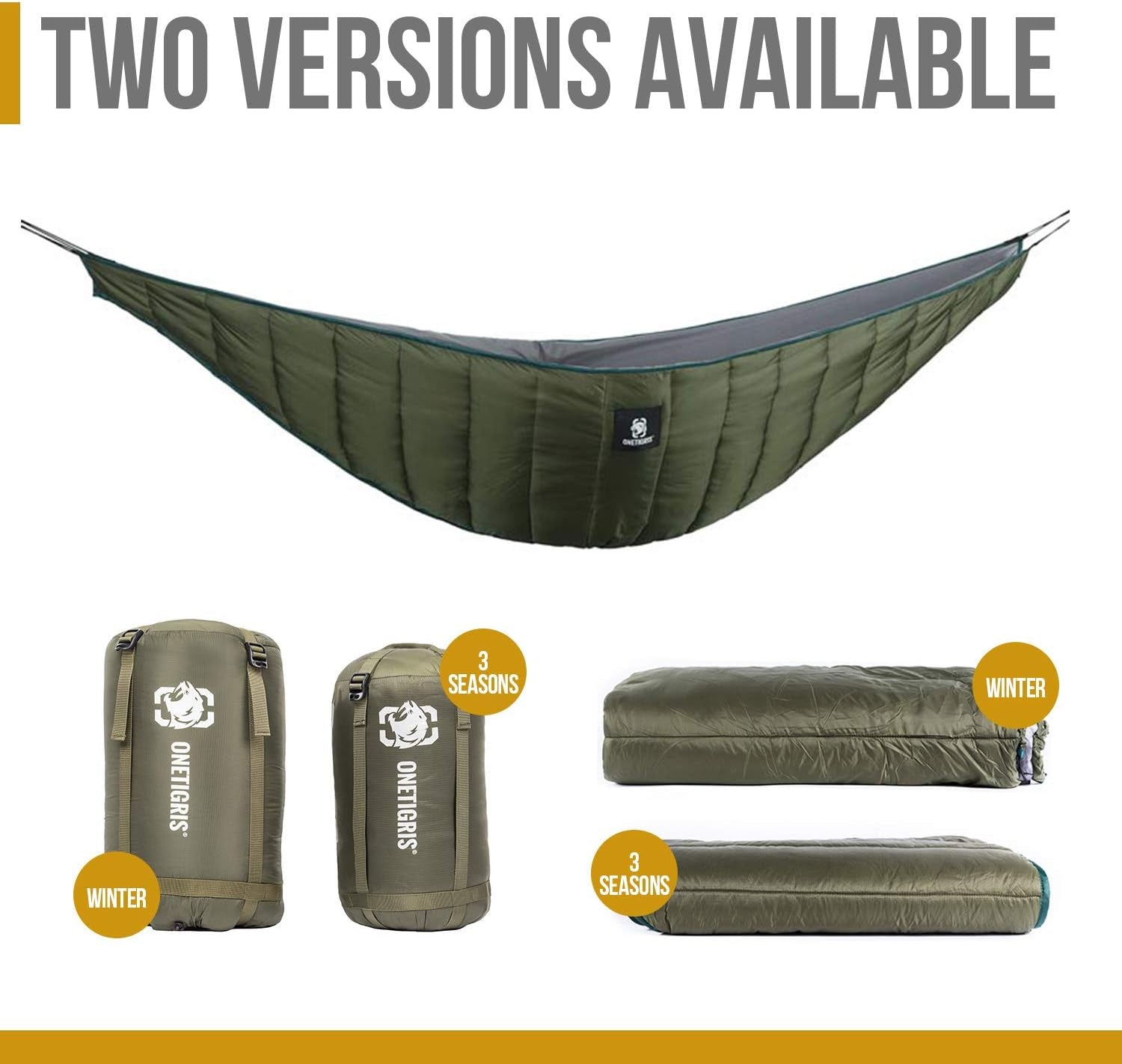 Night Protector Ultralight Hammock Underquilt, Full Length Camping Quilt for Hammocks Warm 3-4 Seasons, Weighs Only 28Oz, Great for Camping Hiking Backpacking Traveling Beach