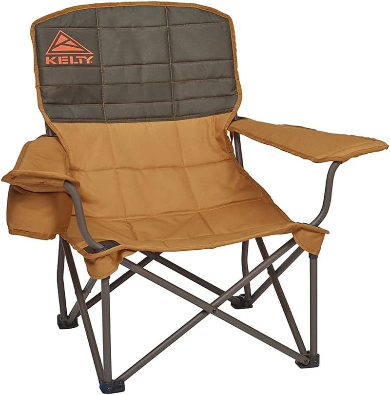 Lowdown Folding Chair, Camping Seat for Backyard Parties, Soccer Saturdays, Concerts, Beach, Tailgating (Beluga)