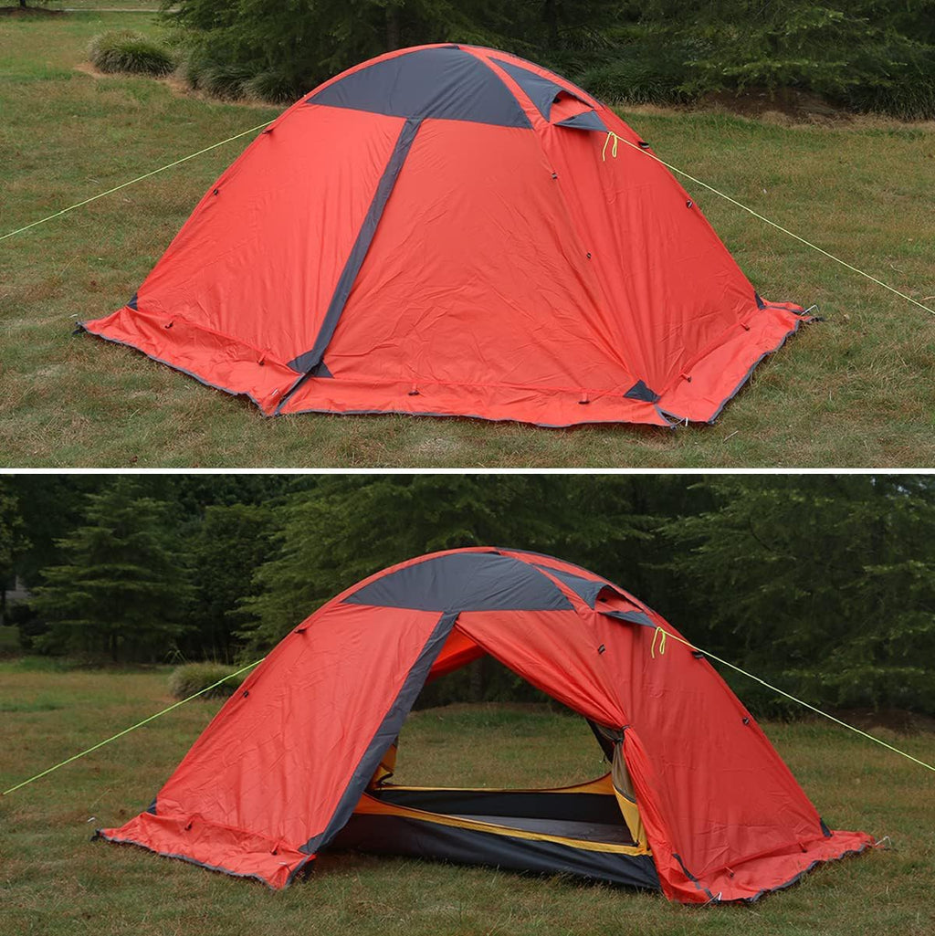 Tent for Camping 1 2 3 Person Backpacking Small Dome Tent Lightweight Waterproof Outdoor Hiking Fishing Hunting Mountaineering Travel