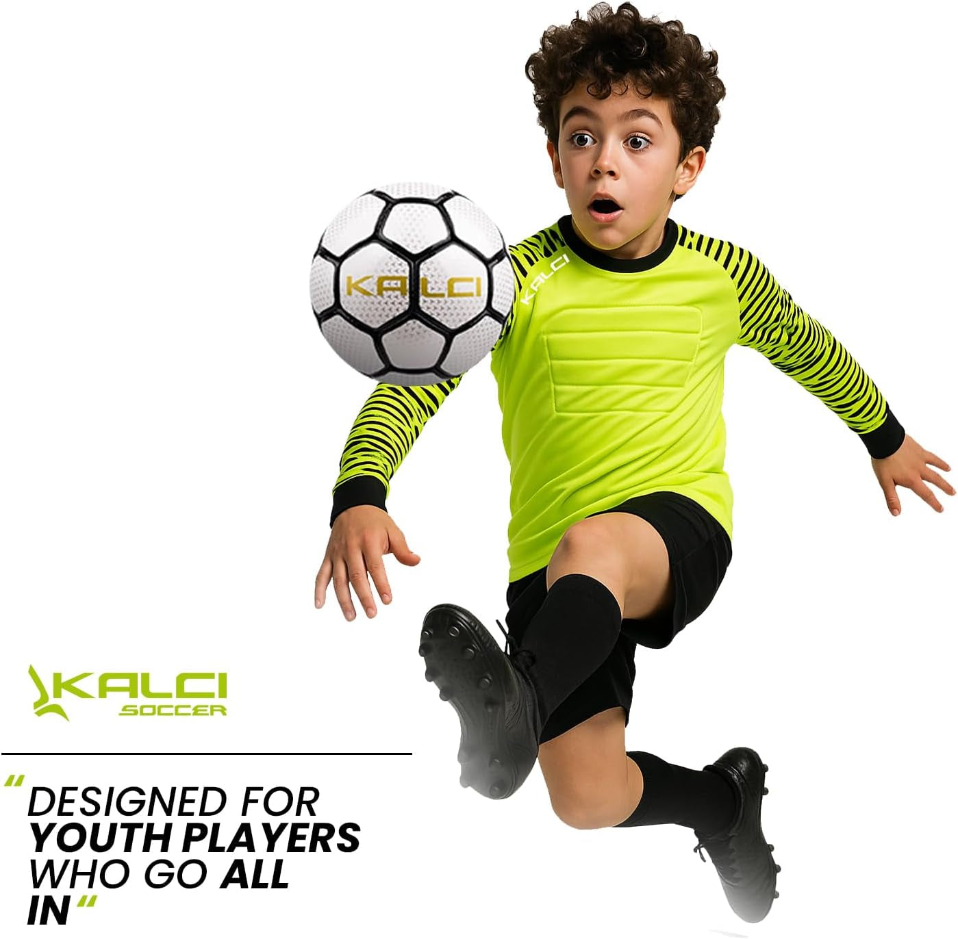 Soccer Goalie Shirt, Padded Goalkeeper Jersey, Youth/Adult & Kids Sizes, Long Sleeve Football Padded Shirt Mens